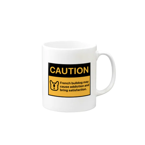 CAUTION FRENCHIE Mug