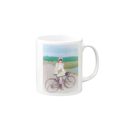 メイドさんと自転車 Mug