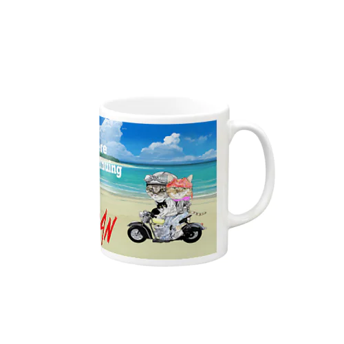 にゃんこライダース Mug