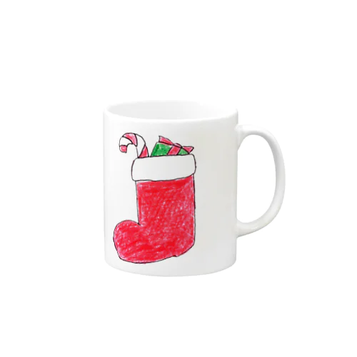 クリスマスブーツ Mug