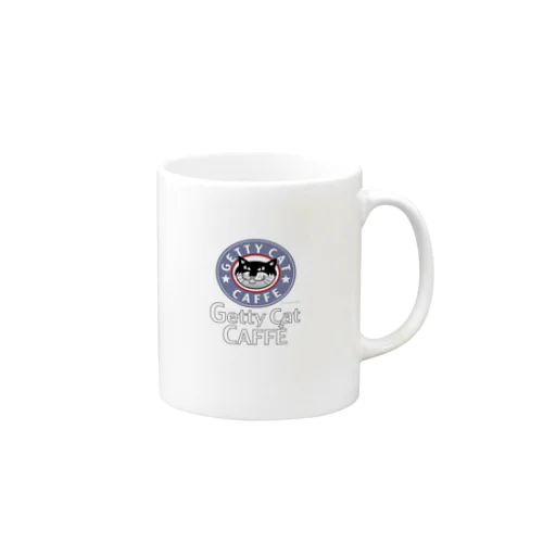 ネコのゲッティ🐈‍⬛/Getty Cat Caffe Mug