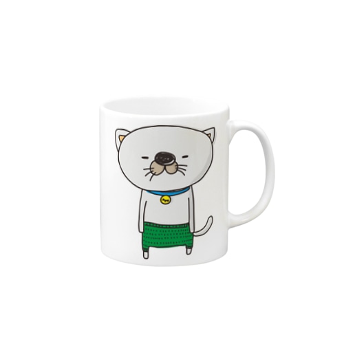 毛糸のパンツをはいた猫 Mug
