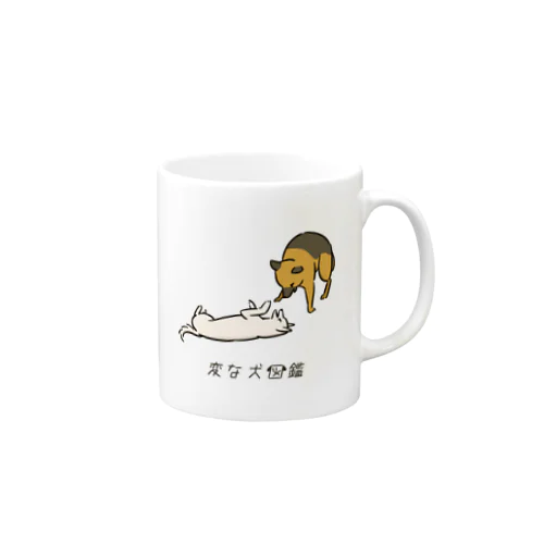 No.196 イノキーヌ[1] 変な犬図鑑 マグカップ