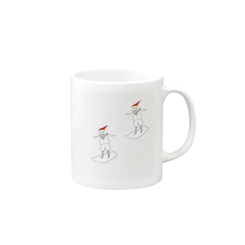 " oops! " santa × 2 Mug