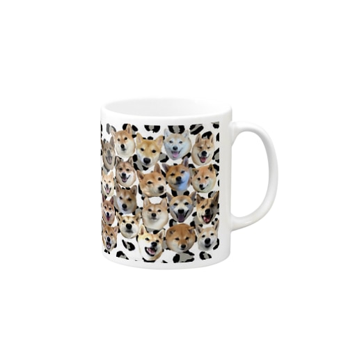赤柴and胡麻(レオパード) Mug