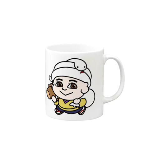 金運上昇のぶおくん Mug