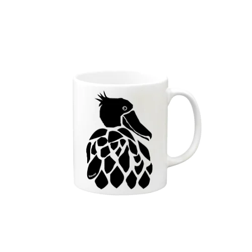 ハシビロコウふりかえり Mug