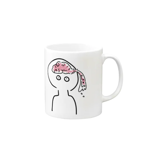 頭から脳汁飛び出してしまった人😢 Mug