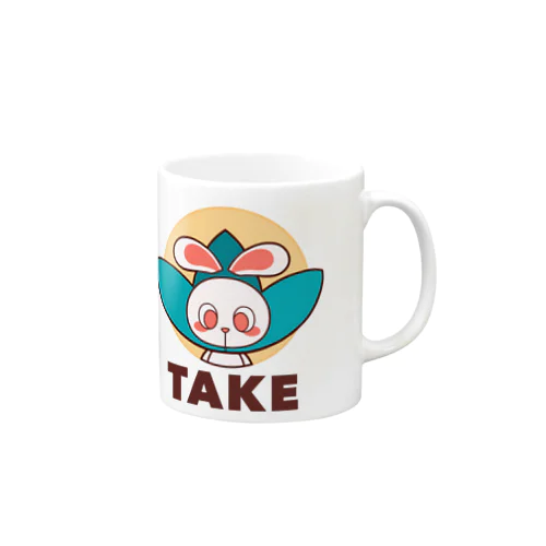 ぽっぷらうさぎ(TAKE) Mug