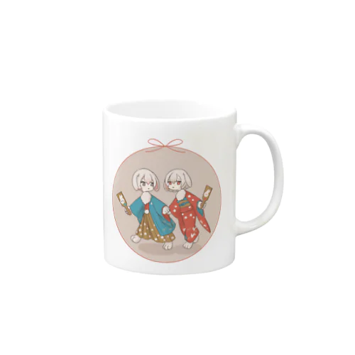  ー迎春ー双子のうさぎちゃん Mug