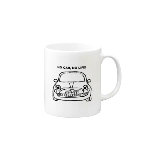 NO CAR, NO LIFE! Mug