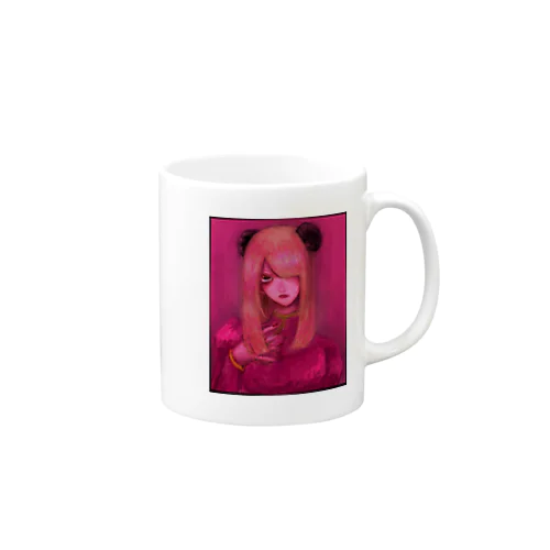  pink girl  Mug
