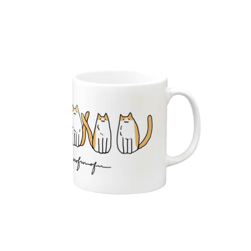 4匹のねこ Mug