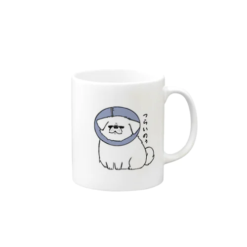 不満顔のペキニーズさん Mug