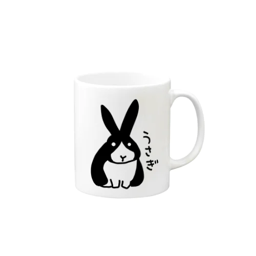 白黒うさぎ Mug