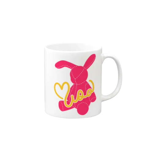 ネオンうさ（ピンク） Mug