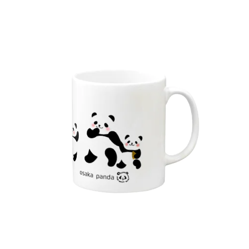 おでかけパンダ家族 Mug