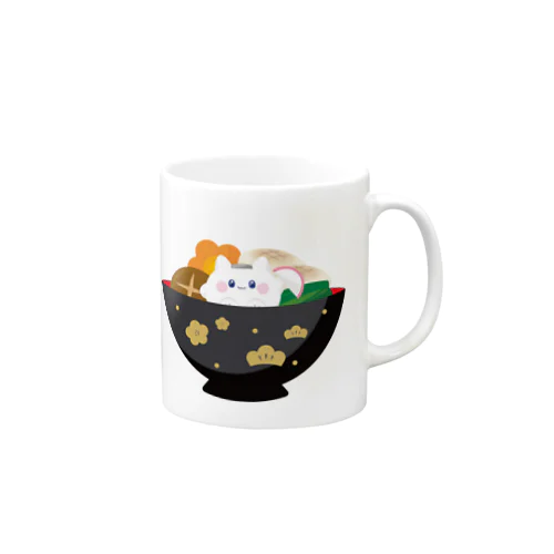 お雑煮の中のおにぎりさん Mug