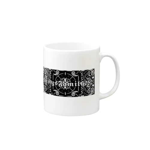 マグカップ/柄黒 Mug