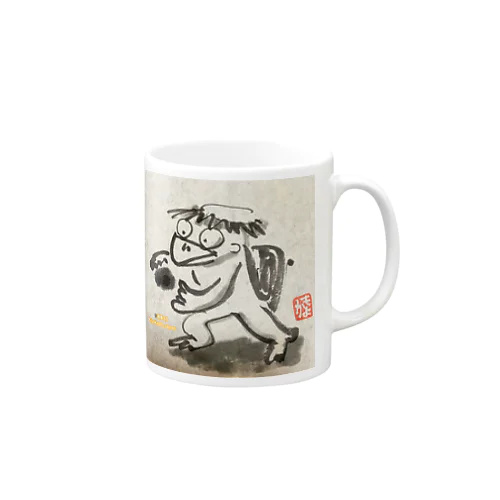 カッパくん　「つかまえたっ！」 Mug