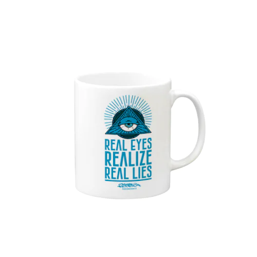 REAL EYES REALIZE REAL LIES (BLUE ver.) Mug