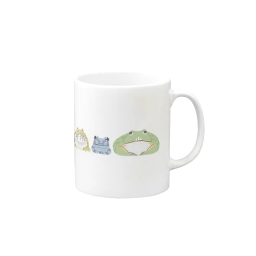 かえる4兄弟 Mug