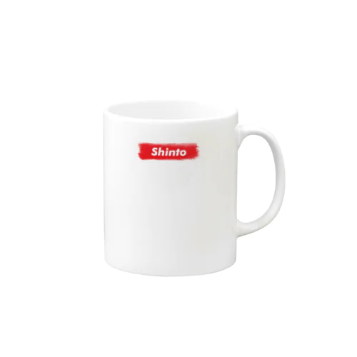 榛東村 ｜普段づかいできるご当地グッズ｜ブラシボックスロゴ Mug