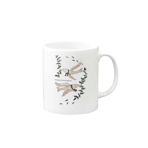 COLOMBES ET PETITS POISSONS Mug