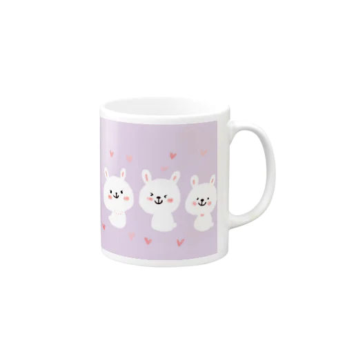 仲良しうさぎ Mug