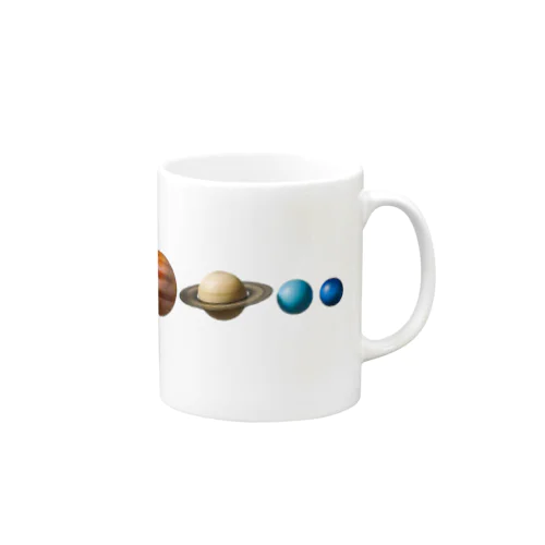 壮大な宇宙！太陽系惑星シリーズ Mug