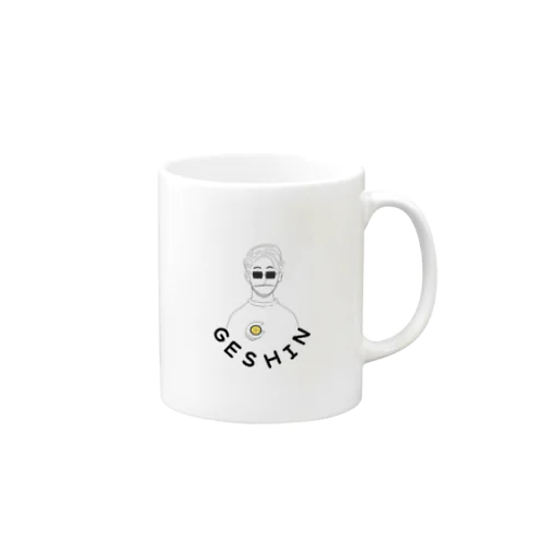 ライト持ちげしんマグカップ Mug