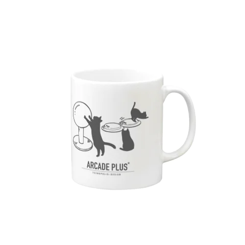 コンパネ猫（ARCADE_PLUS） Mug