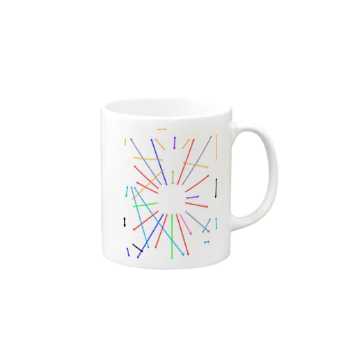 →Arrows pattern← Mug