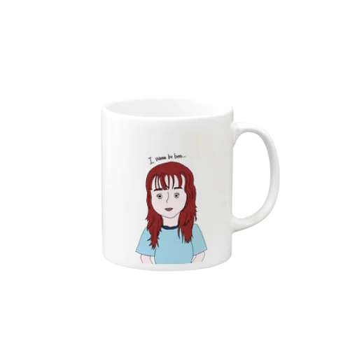 Red hair girl  Mug