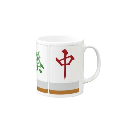 白發中 ( 麻雀グッズ ) Mug