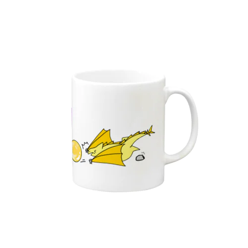 チビドラお仕事中 Mug