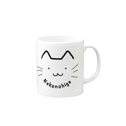 猫のひげロゴマークシリーズ マグカップ