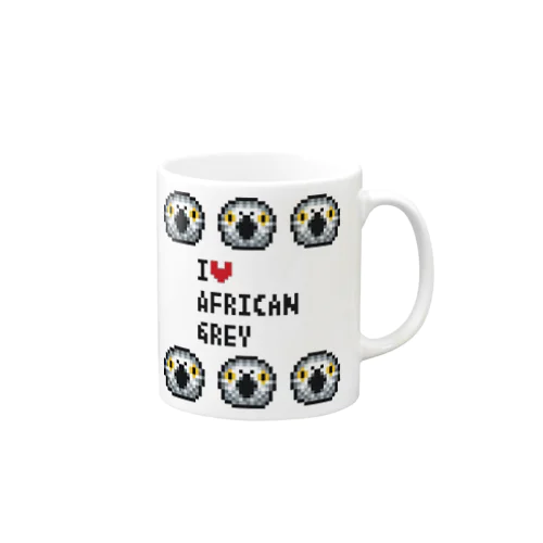 I love African grey Mug