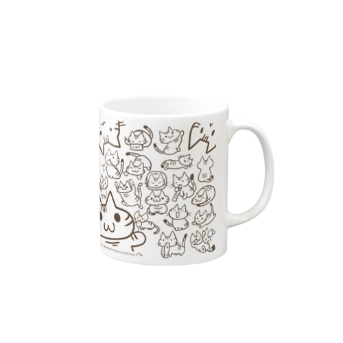 ねこいっぱい Mug