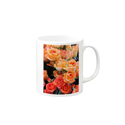 orange rose マグカップ
