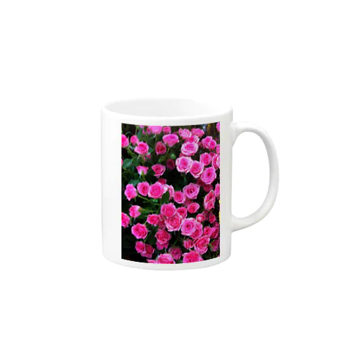 pink rose Mug