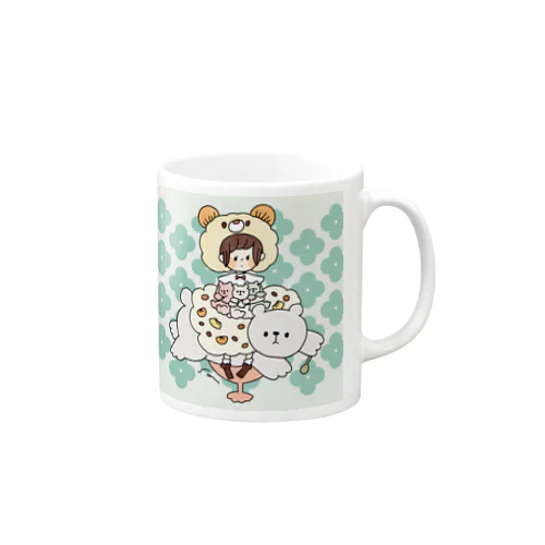 しろくまちゃん Mug