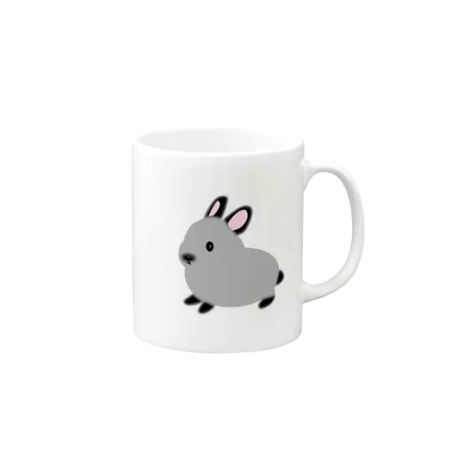 うさぎ　サイアミーズスモークパール Mug