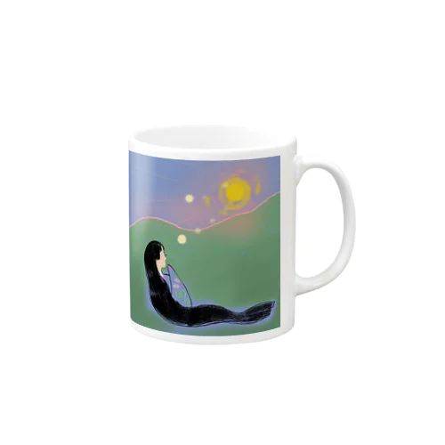 とんとかとん村の朝日グッズ Mug