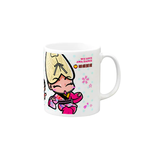 蜂須賀連マグカップ（阿波キャラ） Mug