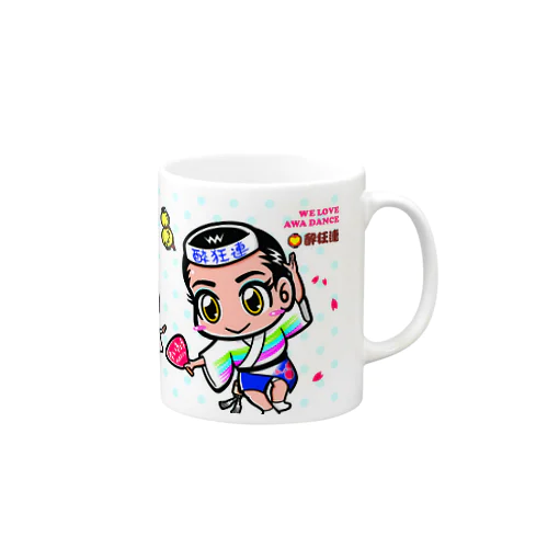 酔狂連マグカップ（阿波キャラ） Mug