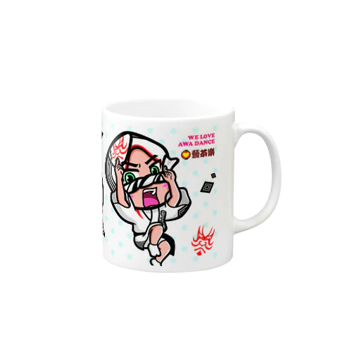 藝茶楽マグカップ（阿波キャラ） Mug