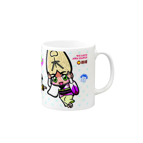 都連マグカップ（阿波キャラ） Mug