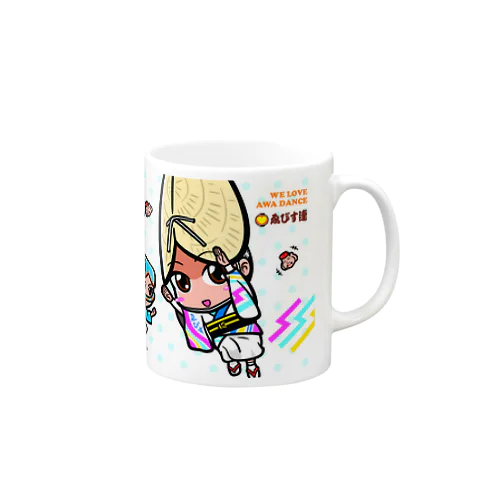 ゑびす連マグカップ（阿波キャラ） Mug