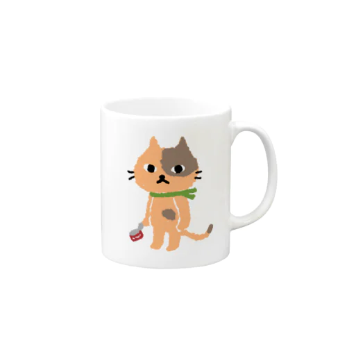 猫毛ねこの国の住人　空き缶 Mug